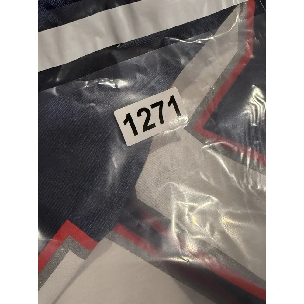 New England Patriots Football Jersey Mens XXL 2XL Navy Blue NFL Brady 12
